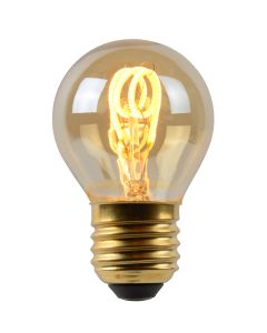 G45 AMPOULES FILAMENT Ø 4,5 CM LED DIM. E27 1X3W 2200K AMBRE