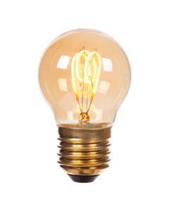 G45 AMPOULE FILAMENT Ø 4,5 CM E27 1X3W 2200K AMBRE