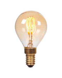 P45 AMPOULE FILAMENT Ø 4,5 CM E14 1X3W 2200K AMBRE