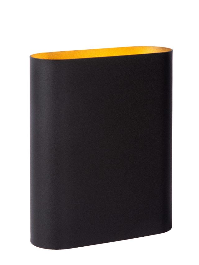 OVALIS APPLIQUE MURALE 2XE14 NOIR-DORÉ