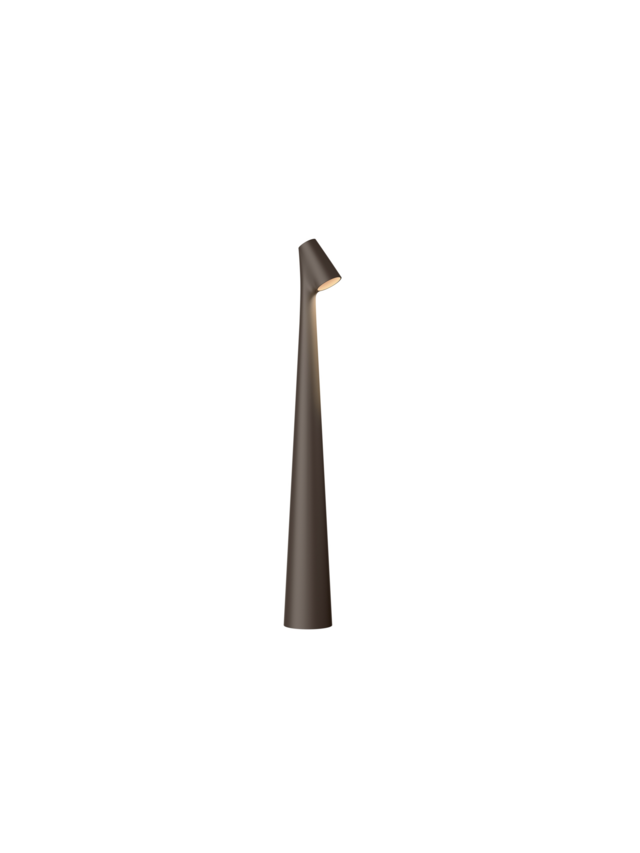 AFRICA LAMPE SUR BATTERIE BRUN GRAND