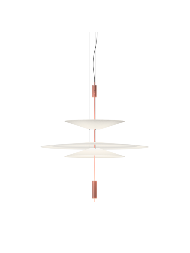FLAMINGO SUSPENSION D90-CUIVRÉ-MODÈLE 2-CASAMBI