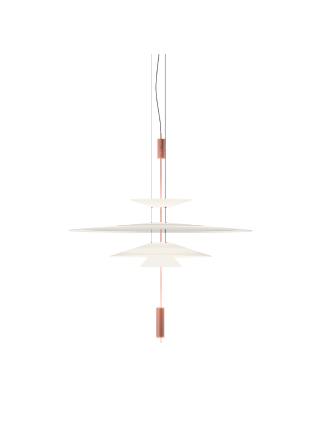 FLAMINGO SUSPENSION D90-CUIVRÉ-MODÈLE 4-CASAMBI