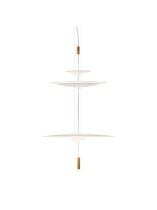FLAMINGO SUSPENSION D90-DORÉ-MODÈLE 5-PUSH/0-10V/1-10V/DALI