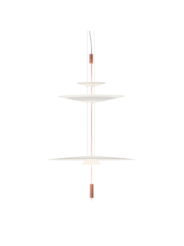 FLAMINGO SUSPENSION D90-CUIVRÉ-MODÈLE 5-PUSH/0-10V/1-10V/DALI