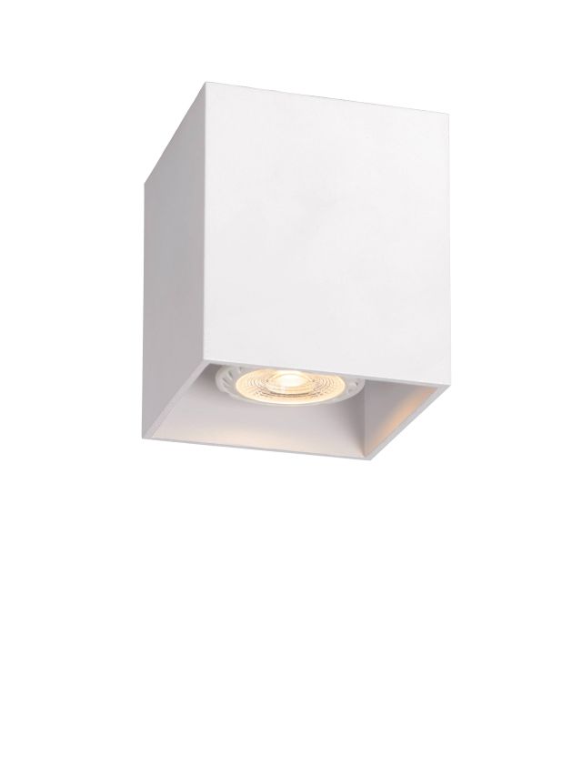 BODI SPOT PLAFOND CARRÉ BLANC 1XGU10