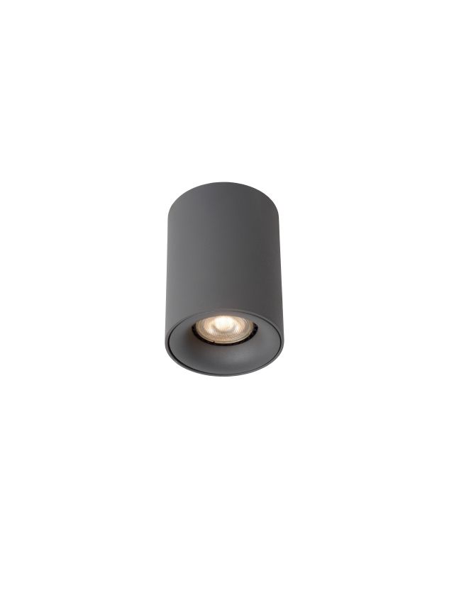 BENTOO-LED SPOT PLAFOND Ø 8 CM LED DIM. GU10 1X5W 3000K GRIS