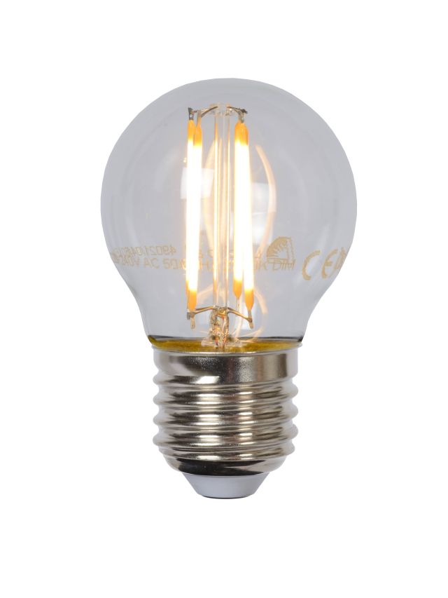G45 AMPOULES FILAMENT Ø 4,5 CM LED DIM. E27 1X4W 2700K TRANSPARENT