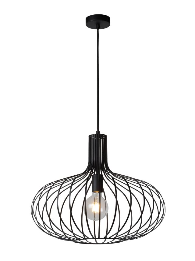 MANUELA SUSPENSION Ø 50 CM 1XE27 NOIR