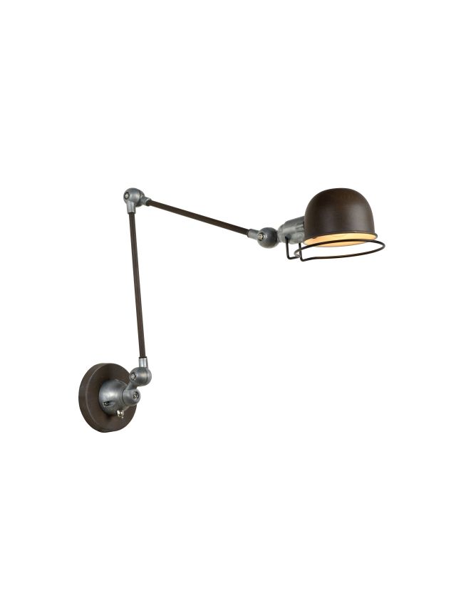 HONORE APPLIQUE MURALE 1XE14 ROUILLE