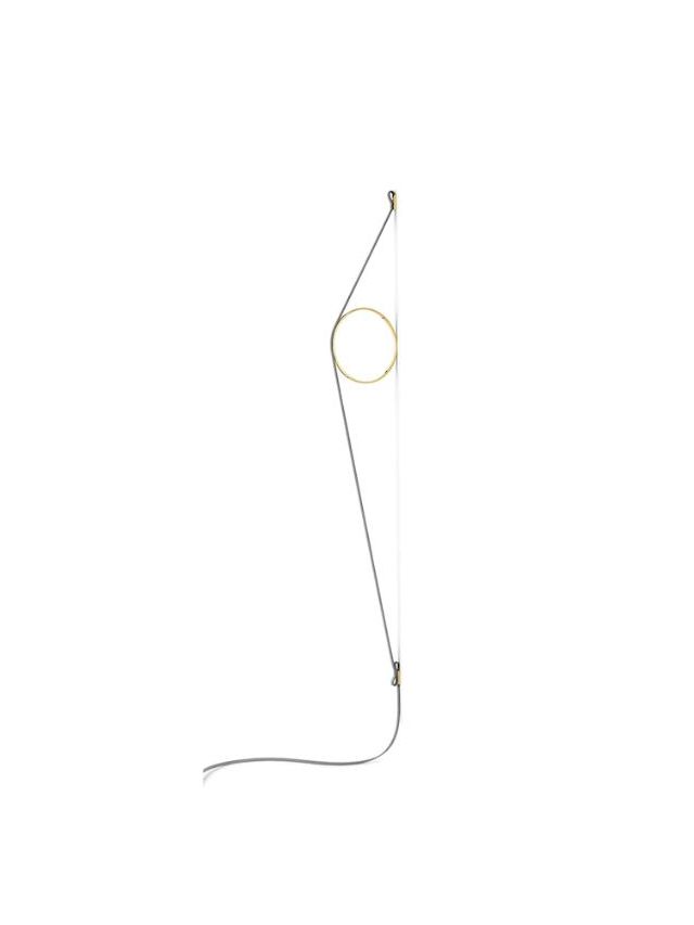 WIRERING APPLIQUE MUR-GRIS-DORE
