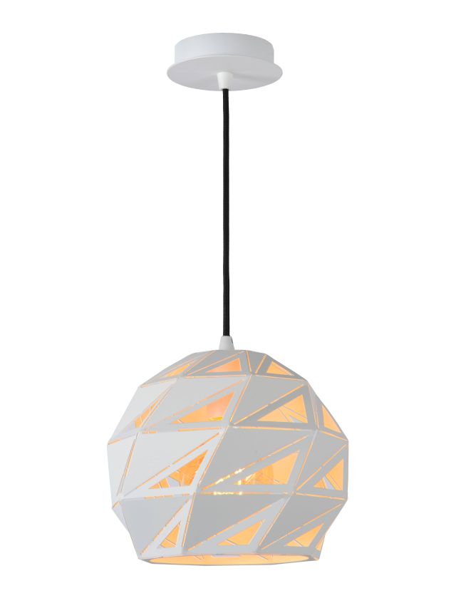 MALUNGA SUSPENSION Ø 25 CM 1XE27 BLANC