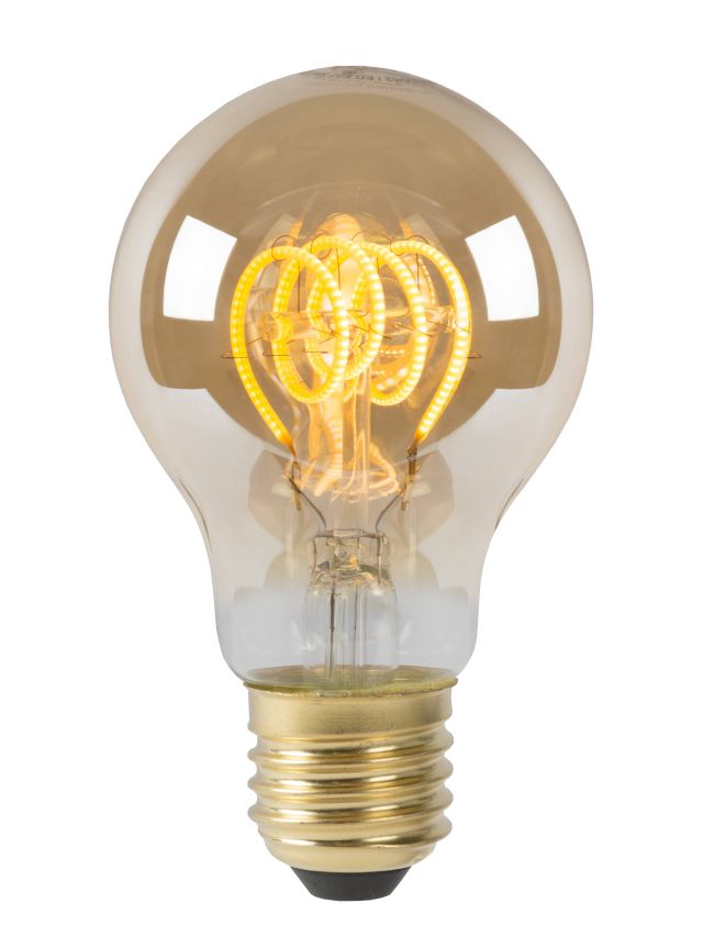 A60 AMPOULES FILAMENT Ø 6 CM LED DIM. E27 1X5W 2200K AMBRE