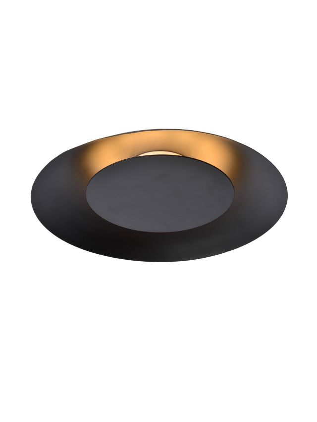 FOSKAL PLAFONNIER Ø 34,5 CM LED 1X12W 2700K NOIR