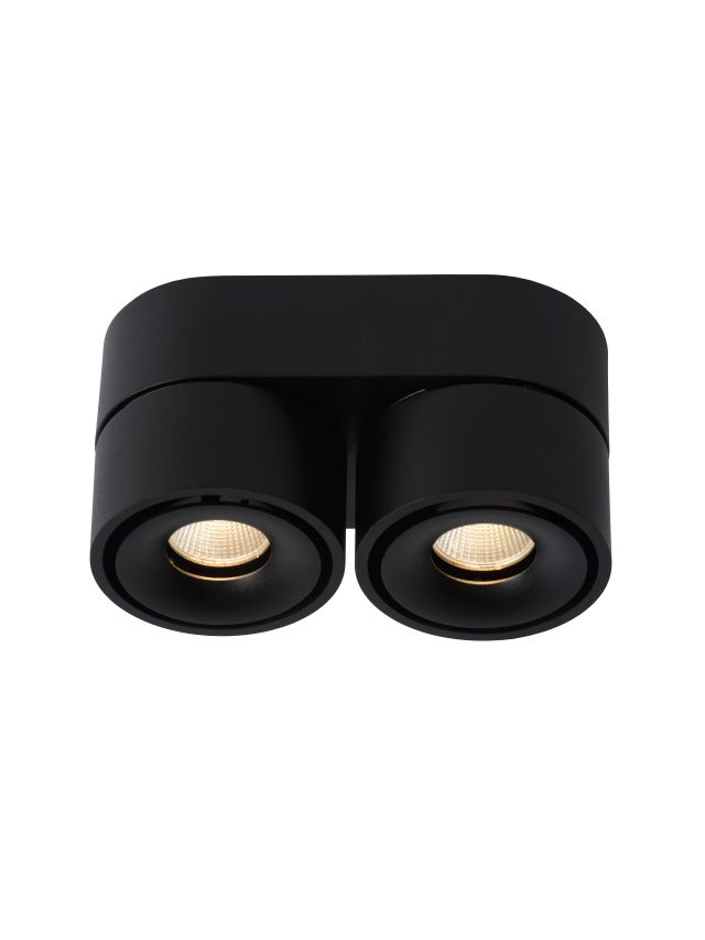 YUMIKO SPOT PLAFOND 2X8W NOIR