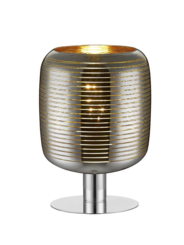 ERYN LAMPE DE TABLE Ø 20 CM 1XE27 CHROME
