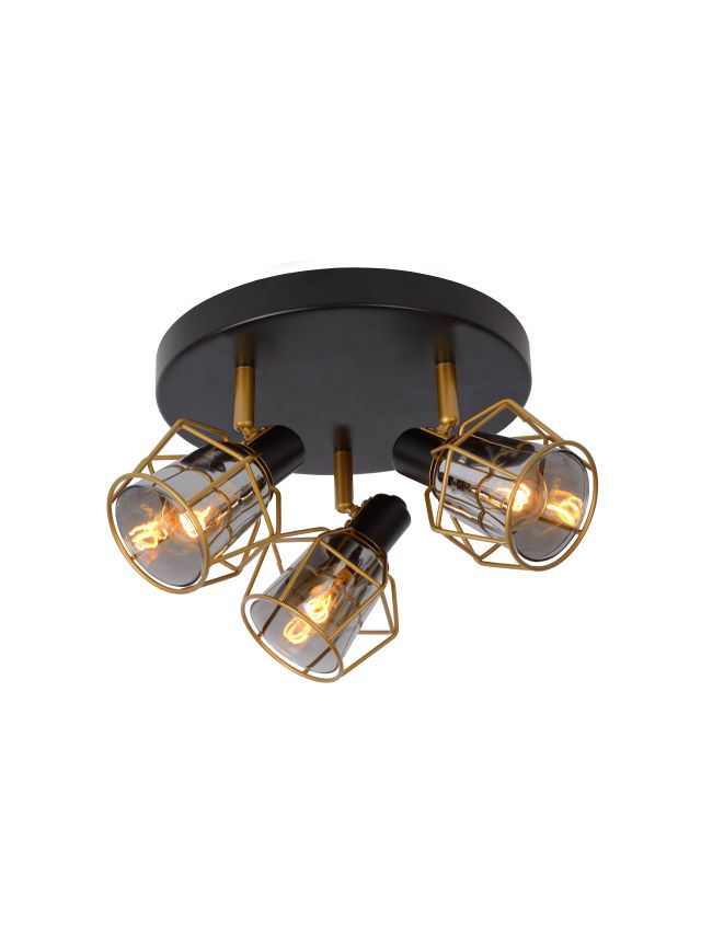NILA SPOT PLAFOND 3XE14 NOIR