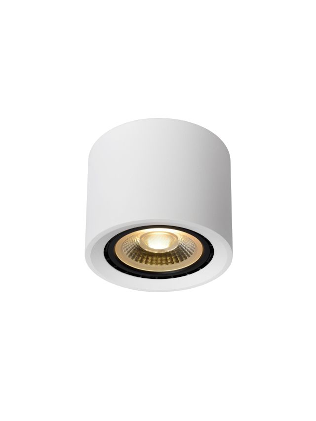 FEDLER SPOT PLAFOND Ø 12 CM LED DIM TO WARM GU10 1X12W 2200K/3000K BLANC