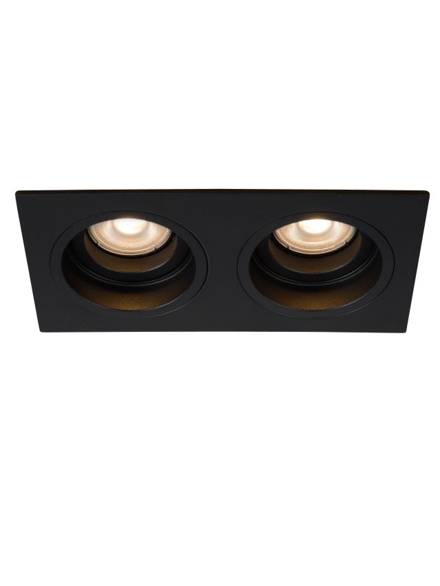 EMBED SPOTS ENCASTRÉS 2XGU10 NOIR