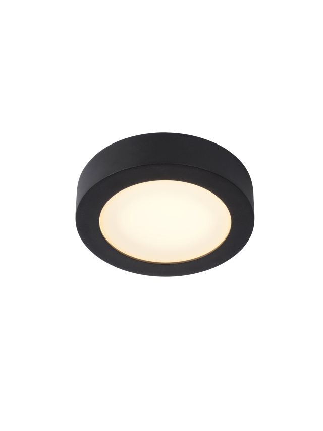 BRICE-LED PLAFONNIER SALLE DE BAIN Ø 18 CM LED DIM. 1X11W 3000K IP44 NOIR
