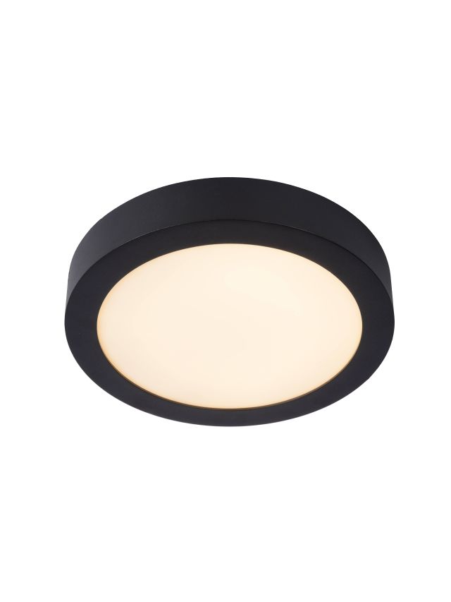 BRICE-LED PLAFONNIER SALLE DE BAIN Ø 24 CM LED DIM. 1X15W 3000K IP44 NOIR