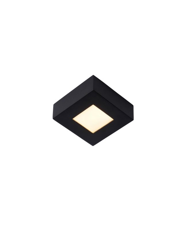 BRICE-LED PLAFONNIER SALLE DE BAIN LED DIM. 1X8W 3000K IP44 NOIR