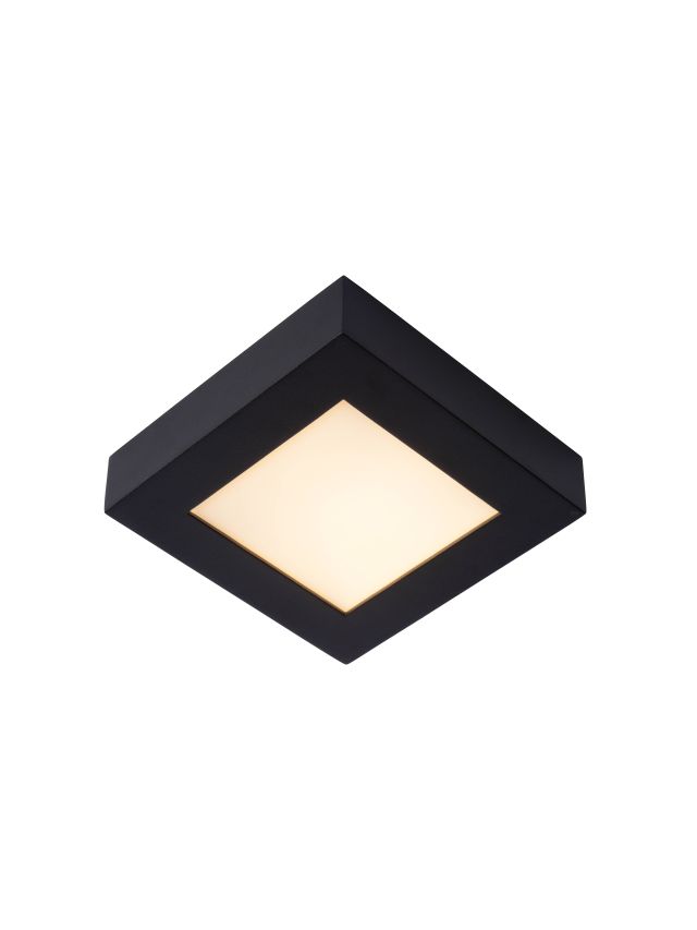 BRICE-LED PLAFONNIER SALLE DE BAIN LED DIM. 1X15W 3000K IP44 NOIR