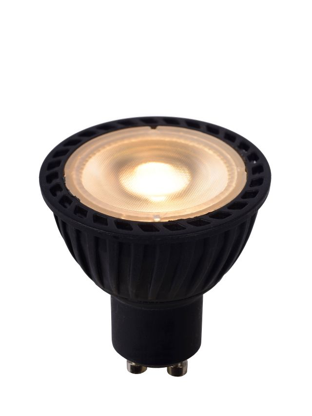 MR16 AMPOULES LED Ø 5 CM LED DIM TO WARM GU10 1X5W 2200K/3000K NOIR