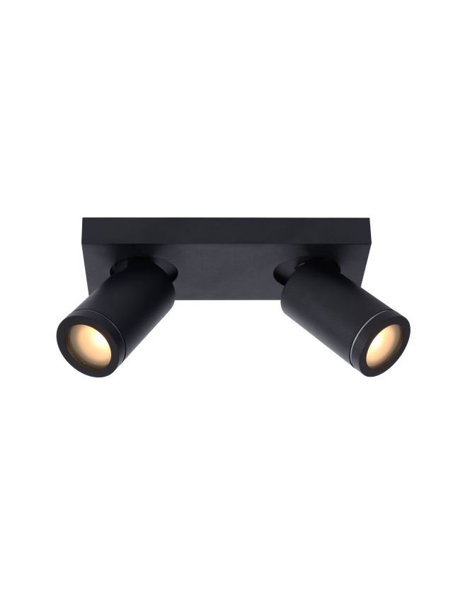 TAYLOR SPOT PLAFOND SALLE DE BAIN 2XGU10 NOIR