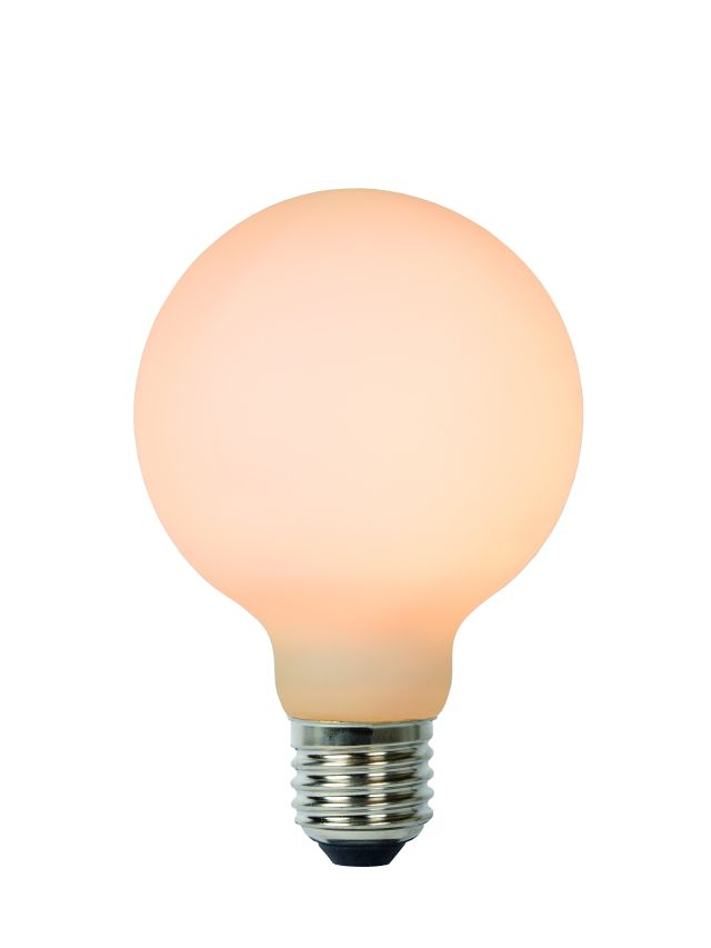 G80 AMPOULES FILAMENT Ø 8 CM LED DIM. E27 1X8W 2700K 3 STEPDIM OPALIN