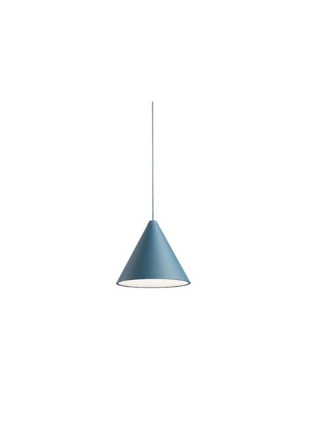 STRING LIGHT CONE HEAD- SUSPENSION-BLEU AZUR-NON-GRAND