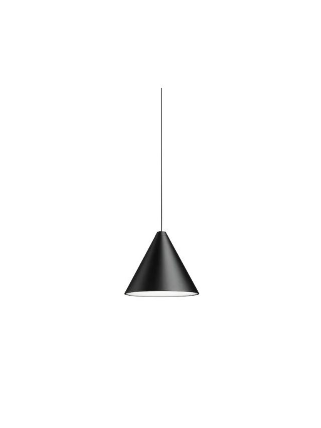 STRING LIGHT CONE HEAD- SUSPENSION-NOIR-NON-GRAND