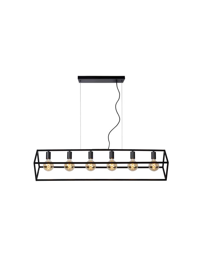 FABIAN SUSPENSION 6XE27 NOIR