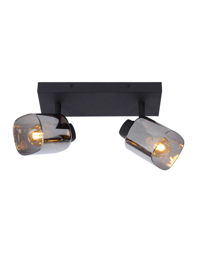 ALION SPOT PLAFOND 2XE14 NOIR