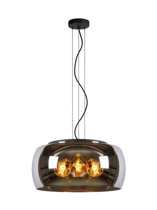 OLIVIA SUSPENSION Ø 50 CM 3XE27 FUMÉ