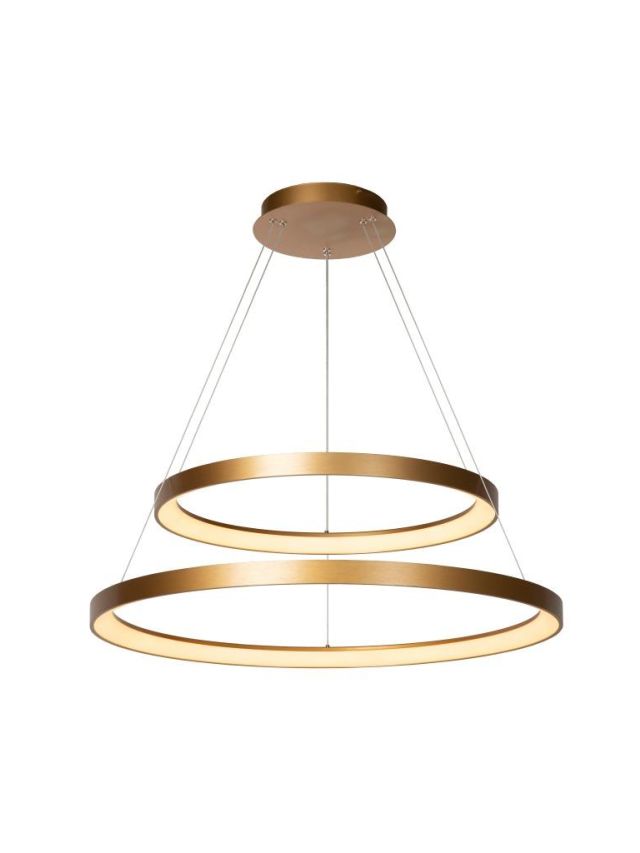 VIDAL SUSPENSION Ø 78 CM DOUBLE OR MAT / LAITON