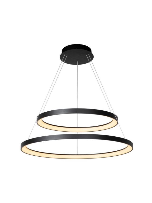 VIDAL SUSPENSION Ø 78 CM DOUBLE NOIR
