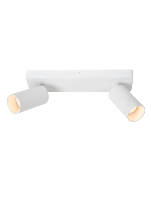 CLUBS SPOT PLAFOND 2XGU10 BLANC