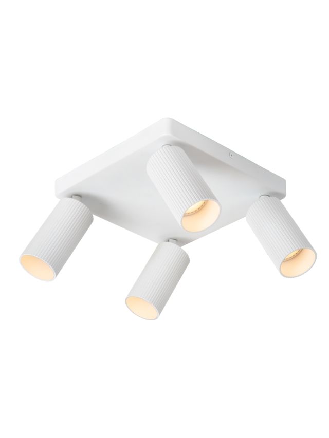 CLUBS SPOT PLAFOND 4XGU10 BLANC