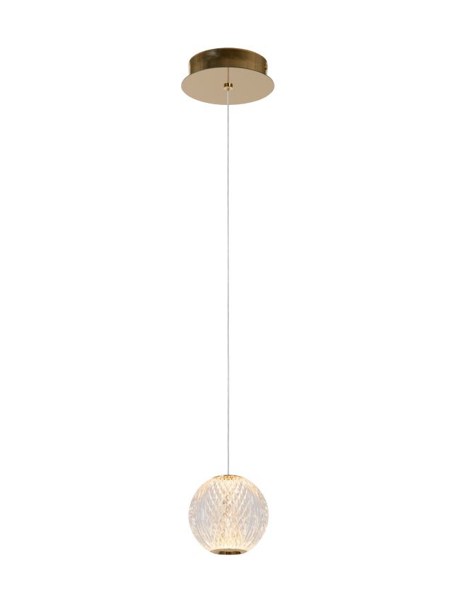 CINTRA SUSPENSION Ø 14 CM LED 1X5,7W 2700K TRANSPARENT