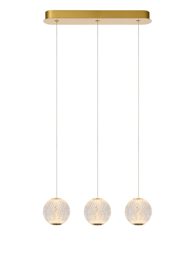 CINTRA SUSPENSION LED DIM. 3X4,7W 2700K TRANSPARENT