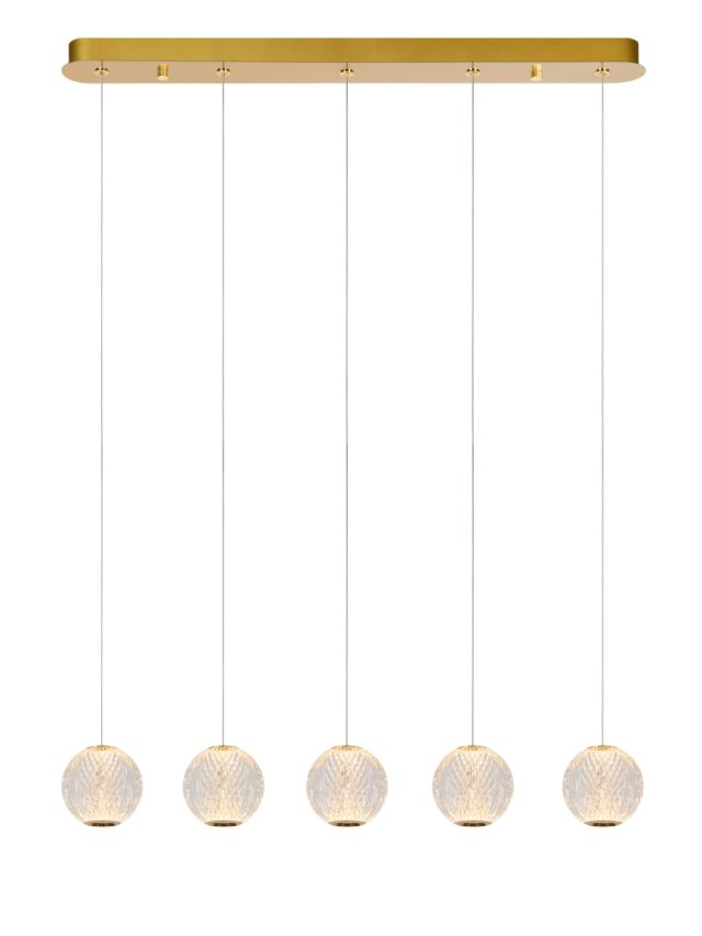 CINTRA SUSPENSION LED DIM. 5X4,7W 2700K TRANSPARENT