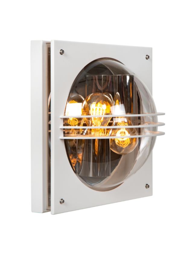 PRIVAS APPLIQUE MURALE EXTÉRIEUR 2XE27 BLANC