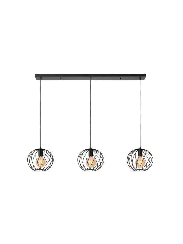 DANZA SUSPENSION 3XE27 NOIR