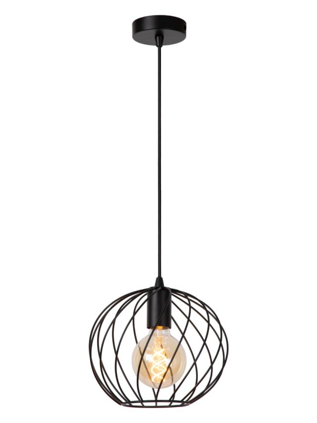 DANZA SUSPENSION Ø 25 CM 1XE27 NOIR