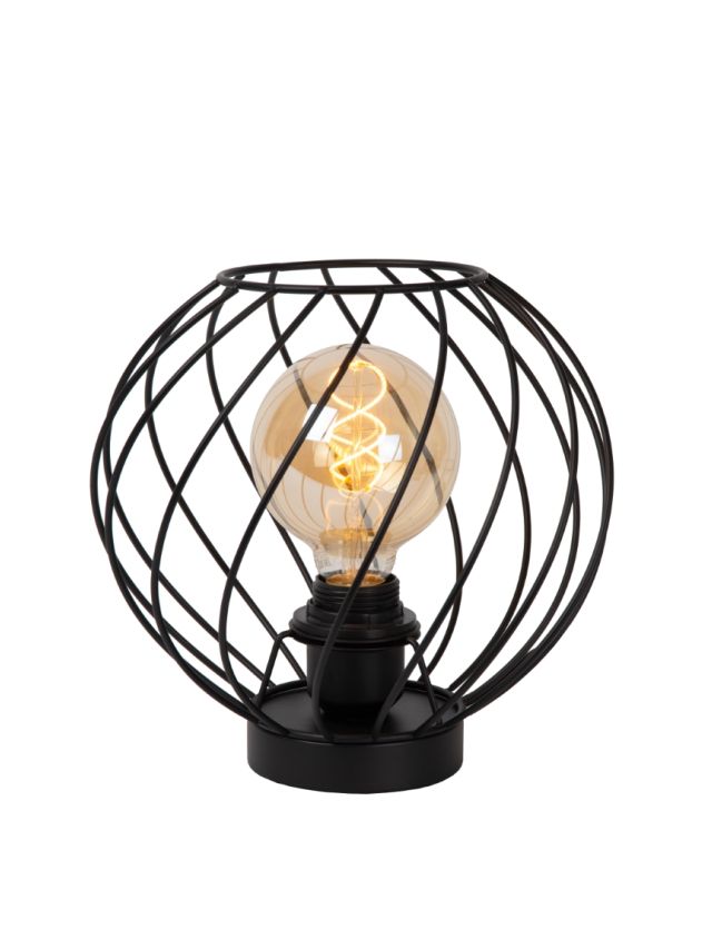DANZA LAMPE DE TABLE Ø 25 CM 1XE27 NOIR