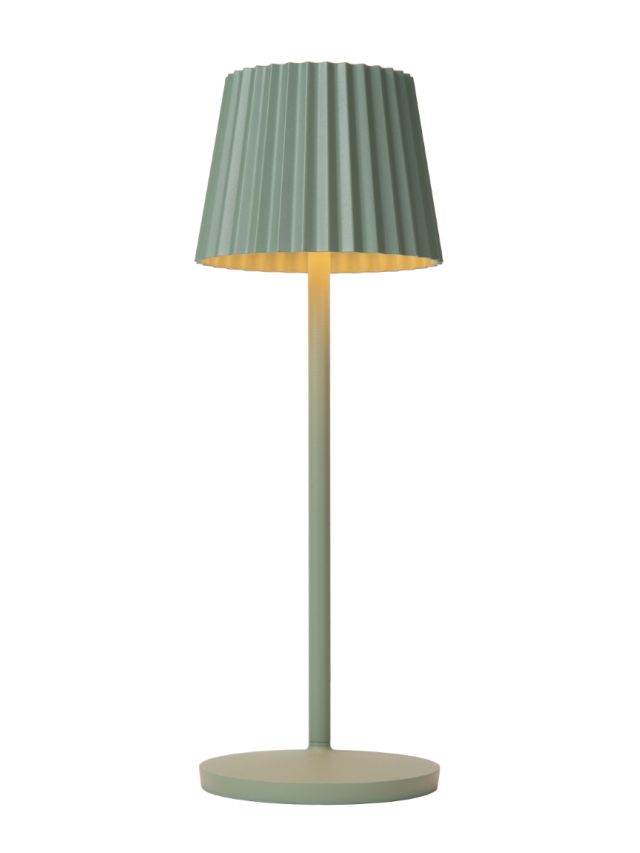 JUSTINE LAMPE DE TABLE EXTÉRIEUR BATTERIE VERT