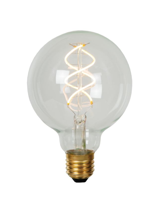 G95 AMPOULES FILAMENT Ø 9,5 CM LED DIM. E27 1X4,9W 2700K TRANSPARENT