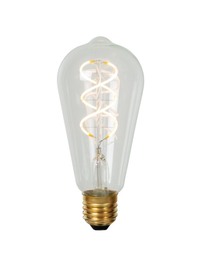 ST64 AMPOULES FILAMENT Ø 6,4 CM LED DIM. E27 1X4,9W 2700K TRANSPARENT