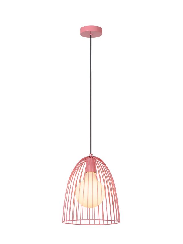 MACARONS SUSPENSION Ø 24,5 CM 1XE27 ROSE